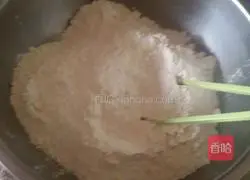 Illustration of how to make wild vegetable buns (white mugwort) 1