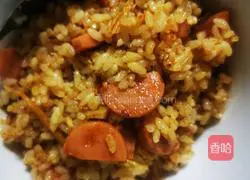 Illustration of how to make beef tendon fried rice 9
