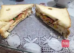 Illustration of how to make a sandwich 6