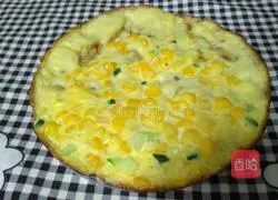 Corn Egg Pancake Recipe Illustration 6