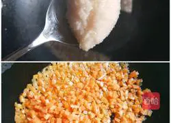 Illustration of how to make egg fried rice 3
