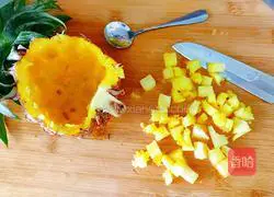 Pineapple colorful fried rice recipe 5