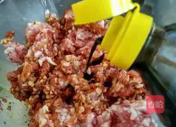 Illustration of how to make fungus meat wontons 4