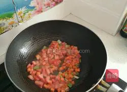 Illustration of how to make noodles with oyster sauce and tomato sauce 6