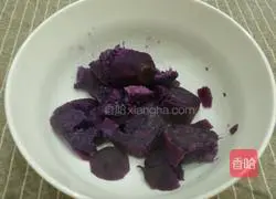 Illustration of how to make purple sweet potato and rose steamed buns 3