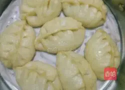 Illustration of how to make 12 buns (stuffed with radish and vermicelli filling) 19