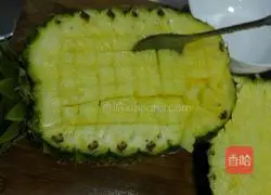 Illustration of how to make pineapple (pineapple) fried rice 3