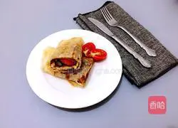 Illustration of how to make Taiwanese hand cakes 7