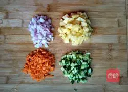 Pineapple Fried Rice Recipe Illustration 3