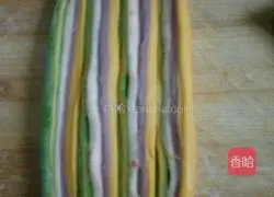 Illustration of how to make colorful noodles 4