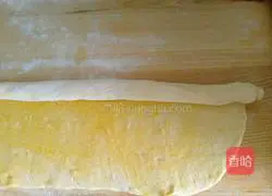 Illustration of how to make colorful steamed buns (pumpkin noodles) 8