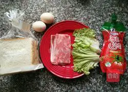 Illustration of how to make a sandwich 1