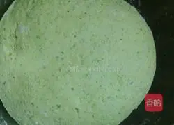 Illustration of how to make spinach steamed buns 4