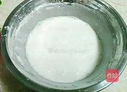 Illustration of how to make glutinous rice balls stuffed with red bean paste 2