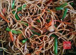 Illustration of how to make fried noodles 5