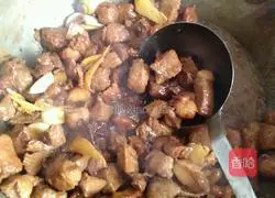 Illustration of how to make mutton stuffed pancakes 8