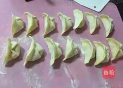 Illustration of how to make tomato and egg dumplings 11