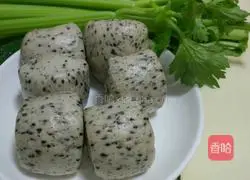 Illustration of how to make sesame steamed buns 8