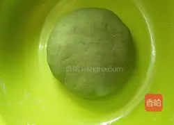 Illustration of how to make green steamed buns 2