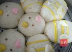 Illustration of how to make animal steamed buns (baozi) 6