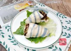 Illustration of how to make conch-shaped steamed buns with meat buns 16