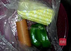 Illustration of how to make simple fried rice 1