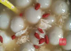 Illustration of how to make egg sweet wine glutinous rice balls 5