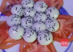 Illustration of how to make black sesame glutinous rice balls 12
