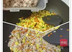 Illustration of how to make shrimp fried rice 5