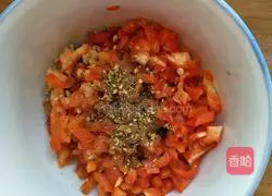 Illustration of how to make dough chili pancakes 6