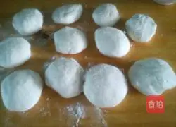 Illustration of making glutinous rice and bean paste cake 7