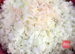 Illustration of how to make cabbage and pork dumplings 2