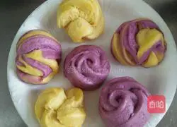 Illustration of how to make colorful steamed buns 16