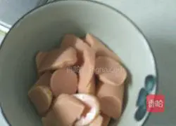 Illustration of how to make three primary color fried rice 4