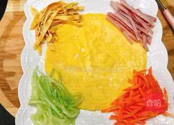 Illustration of how to make soybean paste noodles 8