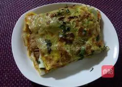 Multigrain pancakes (Illustration of how to make fork with mixed grains) 17