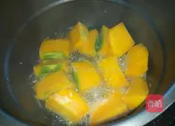 Pumpkin Illustration of how to make glutinous rice balls 1