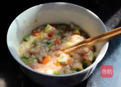 Illustration of how to make two-color pancakes 5