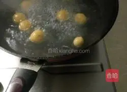 Illustration of how to make pumpkin, peanut and sesame glutinous rice balls 14
