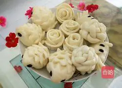 Illustration of how to make Hedgehog Milk-flavored Steamed Buns 9