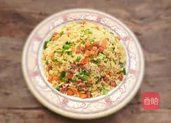 Golden Mixed Vegetable Fried Rice Recipe Illustration 12