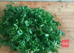 Alfalfa Pork Dumpling Filling Recipe Illustration 4