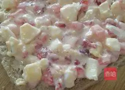 How to make strawberry egg sandwich Illustration 6