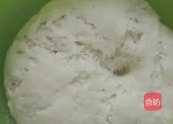 Illustration of how to make three-color radish buns 9