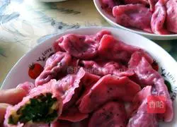 Illustration of how to make dragon fruit dumplings 7