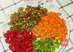 Illustration of how to make multi-flavored egg fried rice 2