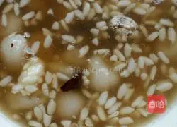 Illustration of making glutinous rice balls stuffed with rose sugar and wine 7