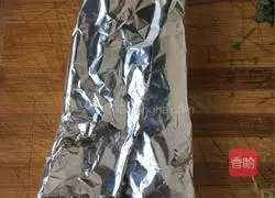 Illustration of how to make tinfoil eggplant (electric cake baffle) 6
