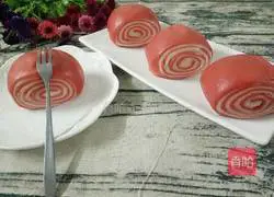 Illustration of how to make two-color steamed buns 2