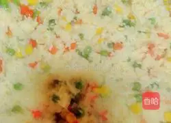 Illustration of how to make fried rice with mixed vegetables 6
